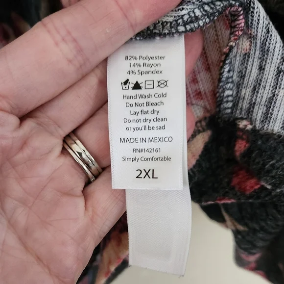 3x Floral Lularoe Top - Picture 2 of 5